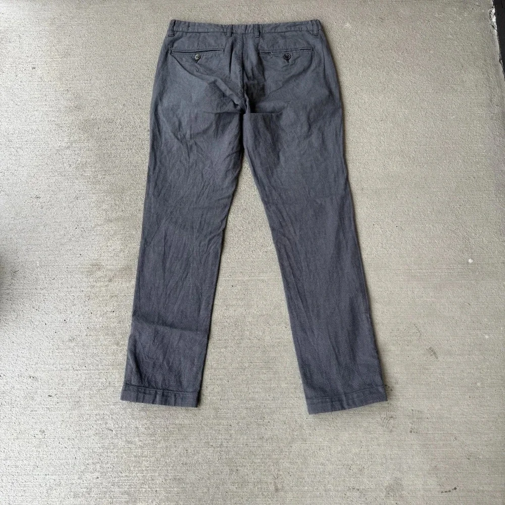 Ted Baker Men's Chino Pants Gray Casual Dress Flat Front Size 34R‎